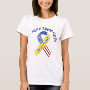 Camiseta Best Friend - I Wear A Ribbon Military Patriotic