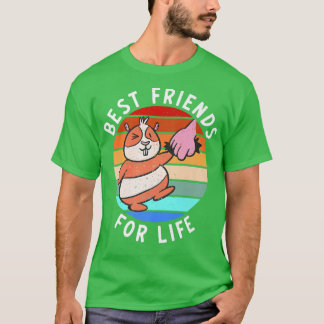 Camiseta Best Friends for Life Cute Guinea Pig 
