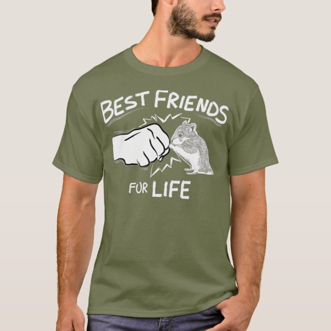 Camiseta Best Friends For Life Gift Hamster (Anverso)