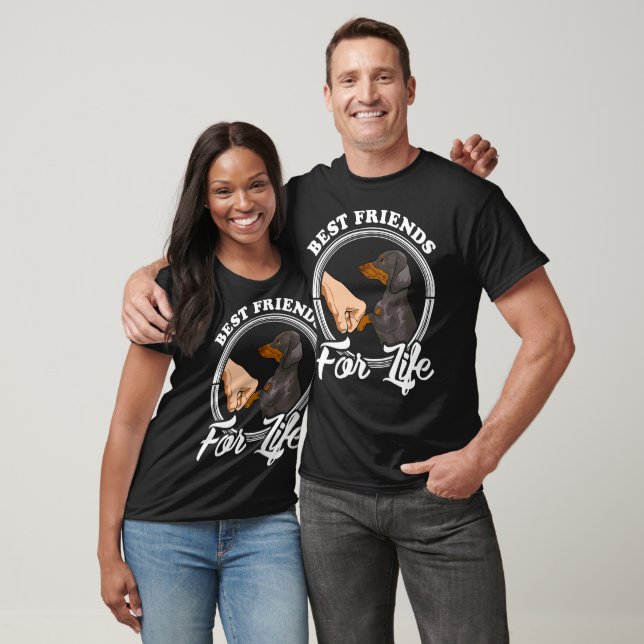 Camiseta Best Friends For Life Human and Dog (Unisexo)