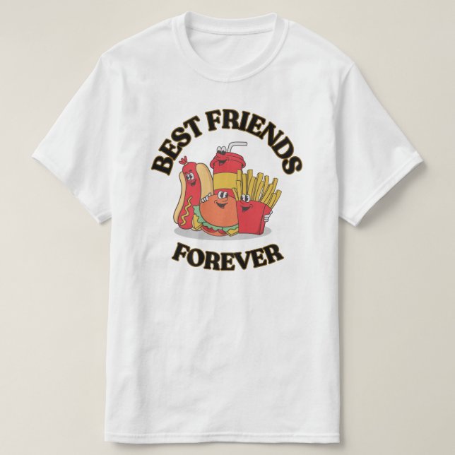 Camiseta Best Friends Forever (Diseño del anverso)