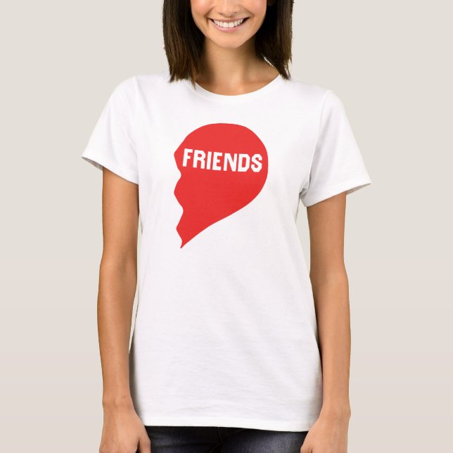 Camiseta Best Friends Heart 2/2 (Anverso)