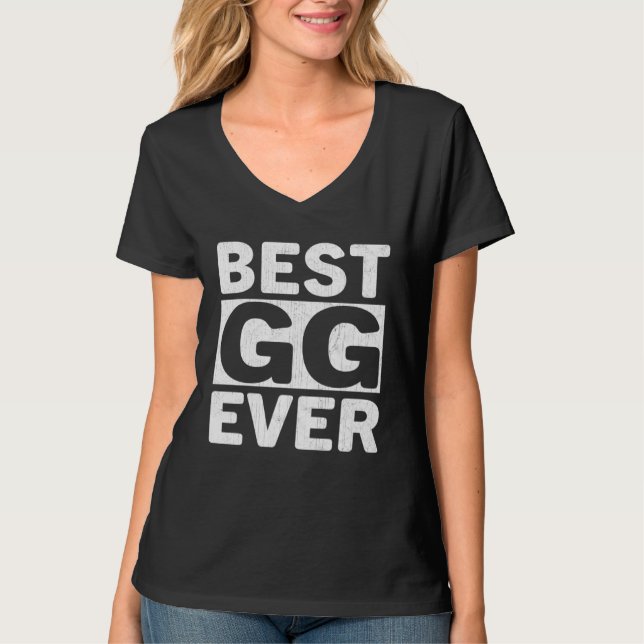 Camiseta Best Gg Ever  Mothers Day Gg (Anverso)