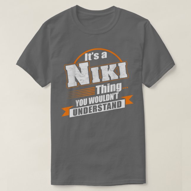 Camiseta Best Gift For NIKI  NIKI Named  (Diseño del anverso)