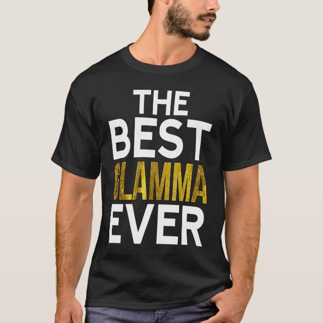 Camiseta Best Glamma Black Grandma Queen Magic Glam ma Gran (Anverso)
