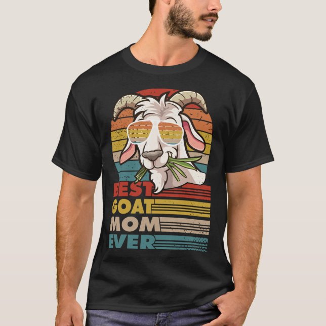 Camiseta best goat mom ever for a goat  mothersday (Anverso)