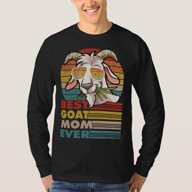 Camiseta best goat mom ever for a goat  mothersday (Anverso)