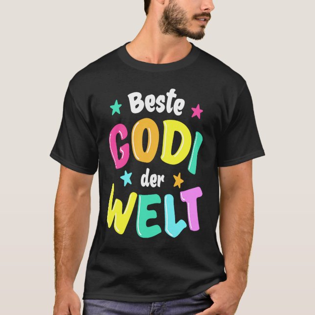 Camiseta Best Godi in the World  Godmother (Anverso)