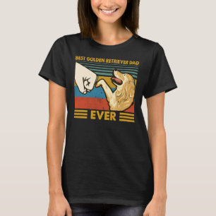 Camiseta Best Golden Retriever Dad Ever Classic