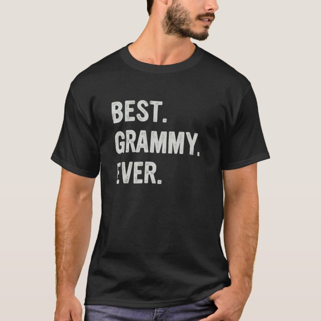 Camiseta Best Grammy Ever Family Grandma (Anverso)