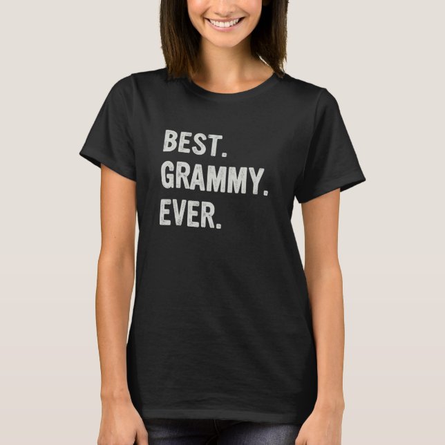 Camiseta Best Grammy Ever Family Grandma (Anverso)