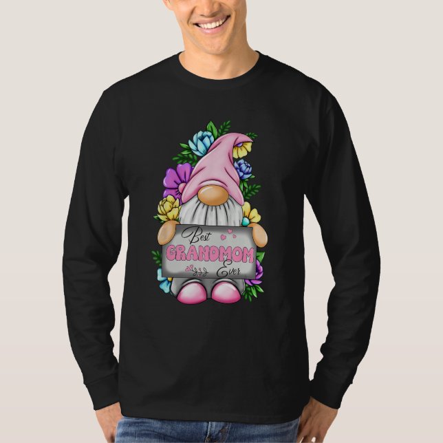 Camiseta Best Grandmom Ever Gnome Happy Mother s Day Gnomes (Anverso)