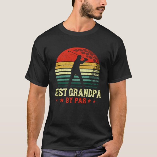 Camiseta Best Grandpa By Par Daddy Father s Day Golf  Golfe (Anverso)
