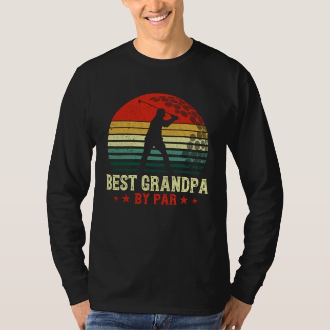 Camiseta Best Grandpa By Par Daddy Father s Day Golf  Golfe (Anverso)