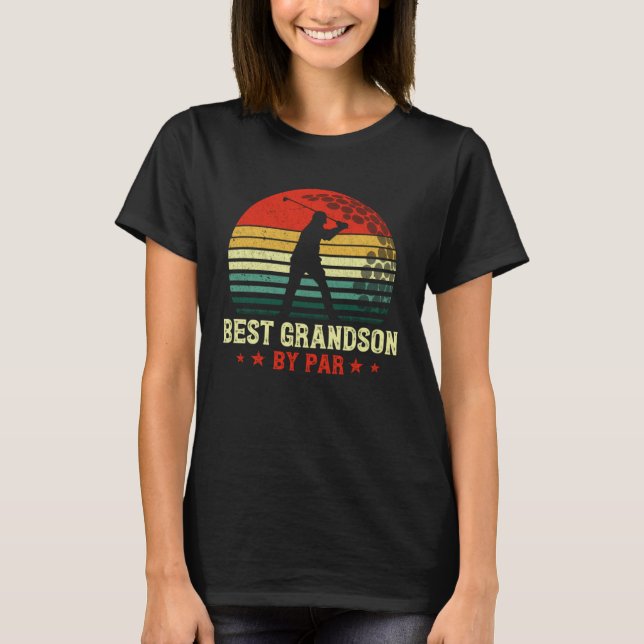 Camiseta Best Grandson By Par Daddy Father s Day Golf  Golf (Anverso)