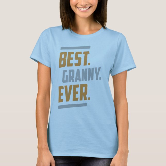 Camiseta Best. Granny. Ever. Tees (Anverso)