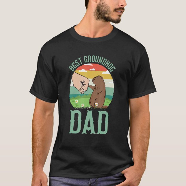Camiseta Best Groundhog Dad Ever Early Spring Groundhog Day (Anverso)