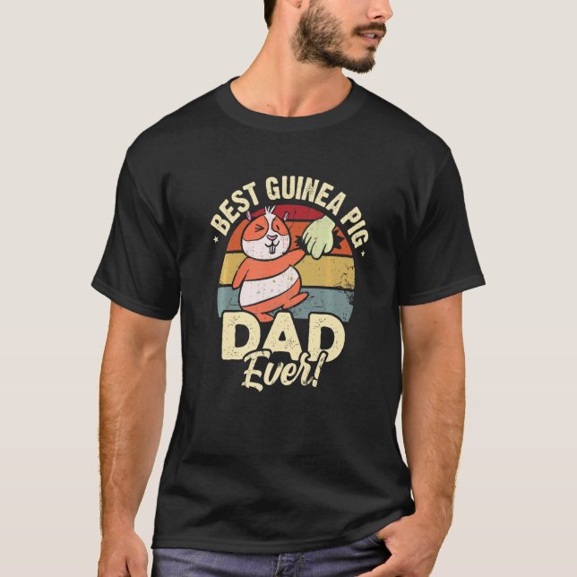 Camiseta Best Guinea Pig Dad Ever Animal Lover Guinea Pig O (Anverso)