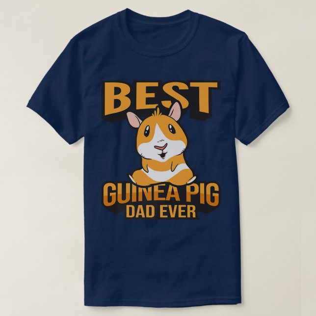 Camiseta Best Guinea Pig Dad Premium  (Diseño del anverso)
