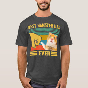 Camiseta Best Hamster Dad Ever Vintage Fathers Day