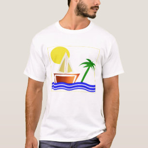 Camiseta Best Holiday sun beach Palm Original World Trend