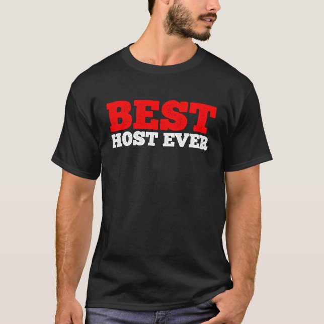 Camiseta Best Host Ever              (Anverso)