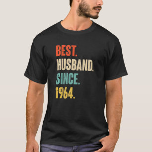 Camiseta Best Husband Since 1964 58 Wedding Anniversary Fo