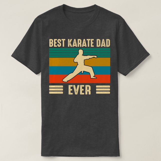 Camiseta Best karate dad ever (Diseño del anverso)