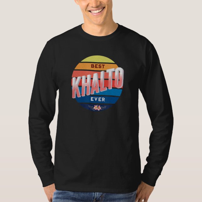Camiseta Best Khalto Ever  Aunt Auntie Middle eastern Khalt (Anverso)