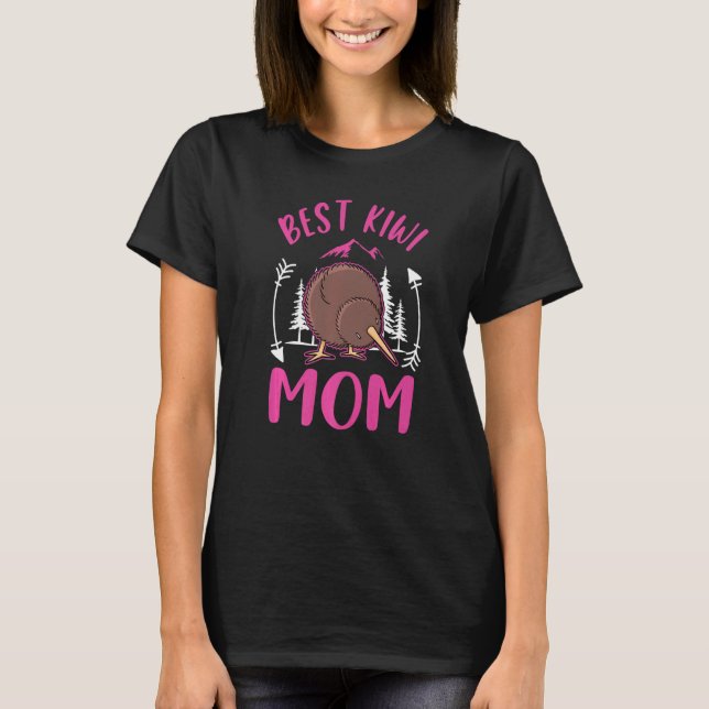 Camiseta Best Kiwi Mom Ever Kiwi Bird   (Anverso)