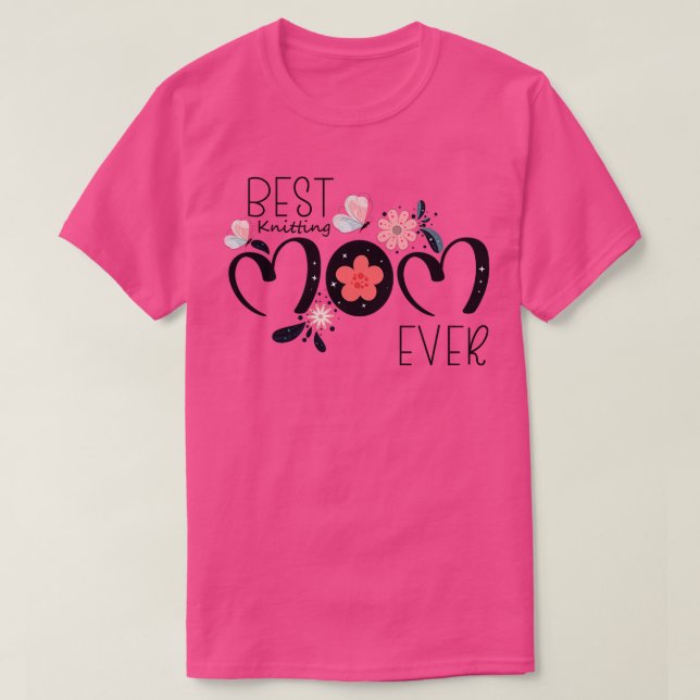 Camiseta Best Knitting Mom Ever 54  (Diseño del anverso)