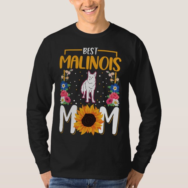 Camiseta Best Malinois Mom Ever Belgian Malinois  1 (Anverso)
