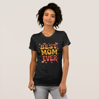 Camiseta Best Mama Ever Boho Floral T-Shirt