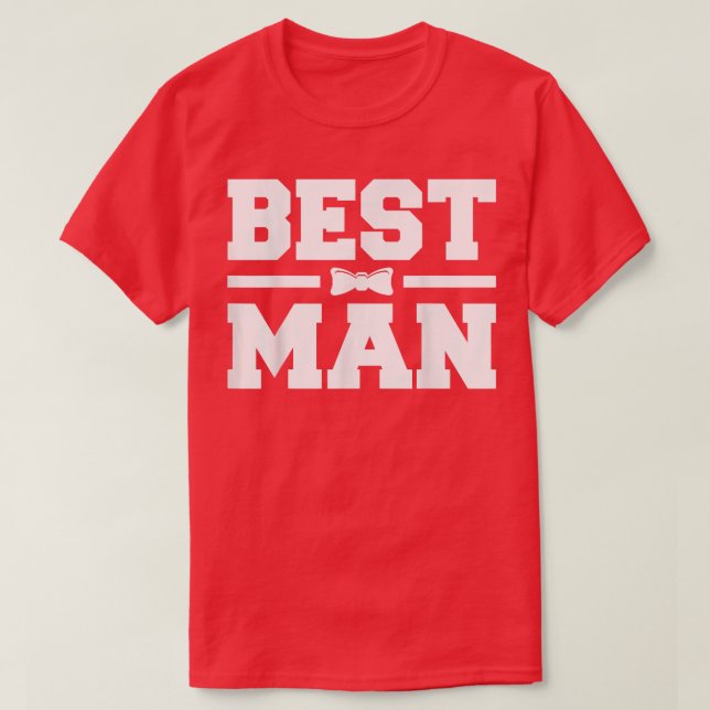 Camiseta Best Man Bachelor Supplies Party Wedding 221  (Diseño del anverso)
