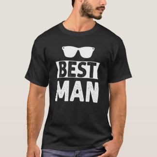 Camiseta Best Man Wedding Groomsmen  Bridal Bachelor Party 