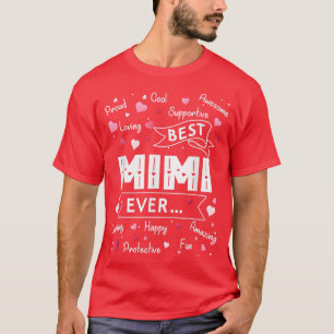 Camiseta Best Mimi Ever Funny First Time Grandma Mothers Da