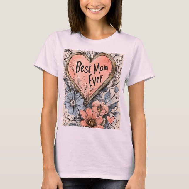 Camiseta Best Mom ever (Anverso)