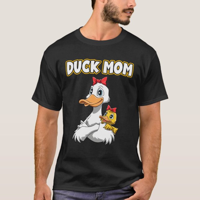 Camiseta Best Mom in the World Mother s Day Mother Duck (Anverso)