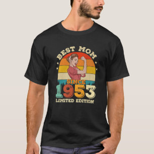 Camiseta Best Mom Since 1953 Son Daughter Matching Bday Mot