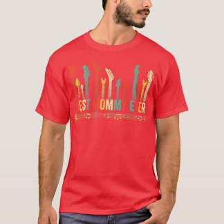 Camiseta Best Mommy Ever Guitar Lover Funny Guitarist Mothe