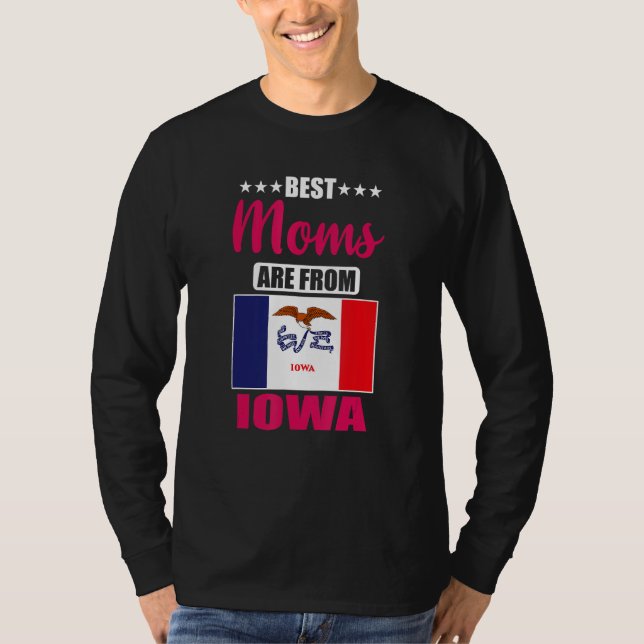 Camiseta Best Moms are from Iowa (Anverso)