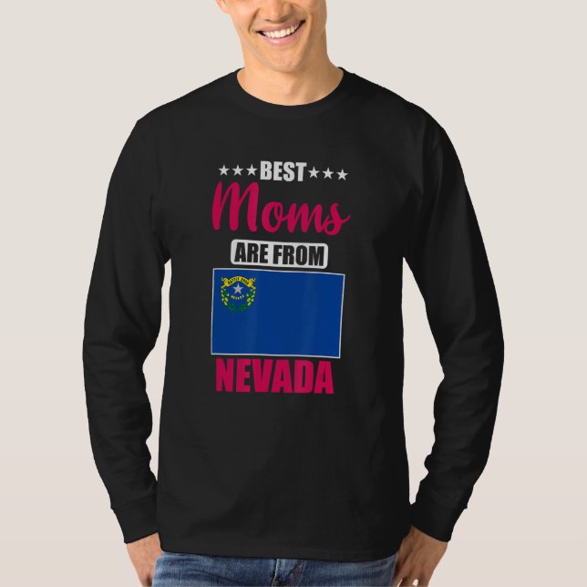 Camiseta Best Moms are from Nevada (Anverso)