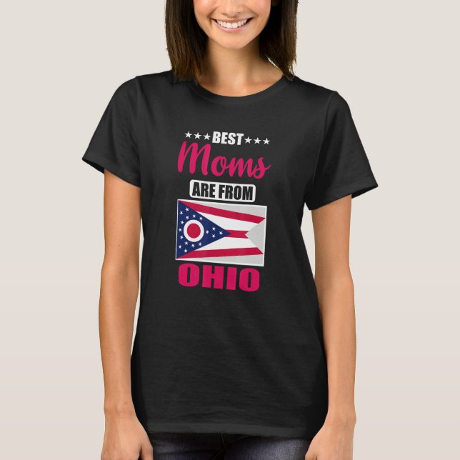 Camiseta Best Moms are from Ohio (Anverso)