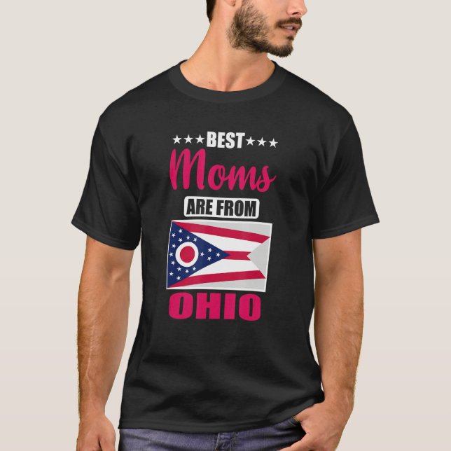 Camiseta Best Moms are from Ohio (Anverso)