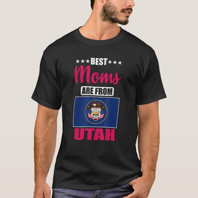 Camiseta Best Moms are from Utah (Anverso)