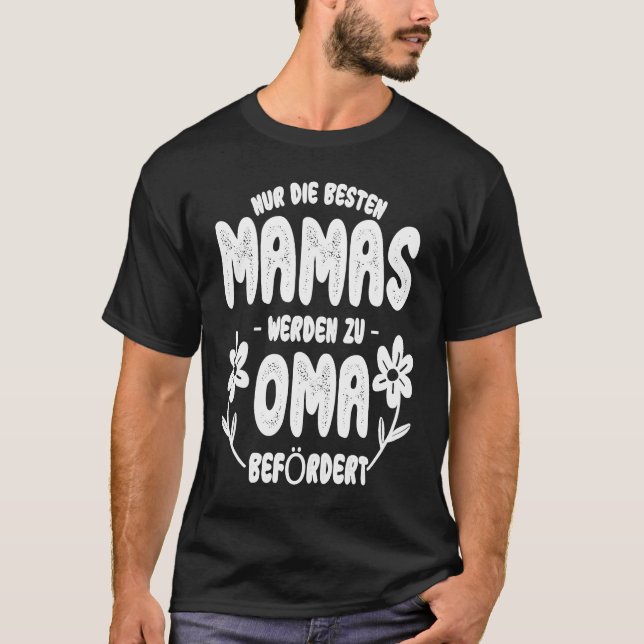 Camiseta best moms get promoted to grandma 1 (Anverso)