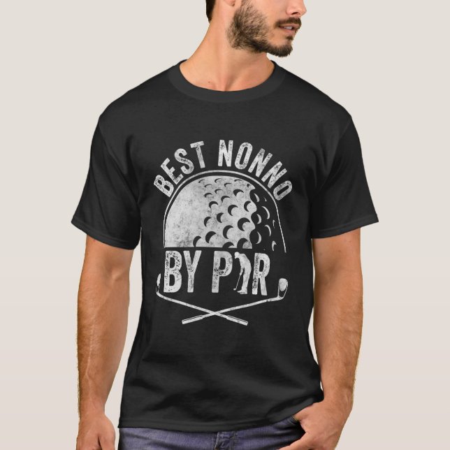 Camiseta Best Nonno By Par Golf Sports Golf Golfer (Anverso)