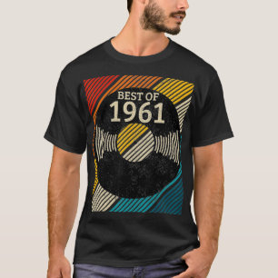 Camiseta Best Of 1961 Vintage Vinyl Record DJ 60th Birthday