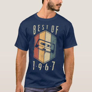 Camiseta Best Of 1967 55 Year Old Gifts Cassette Tape 55th 