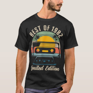Camiseta Best Of 1982 40th Birthday Limited Edition 40 Year